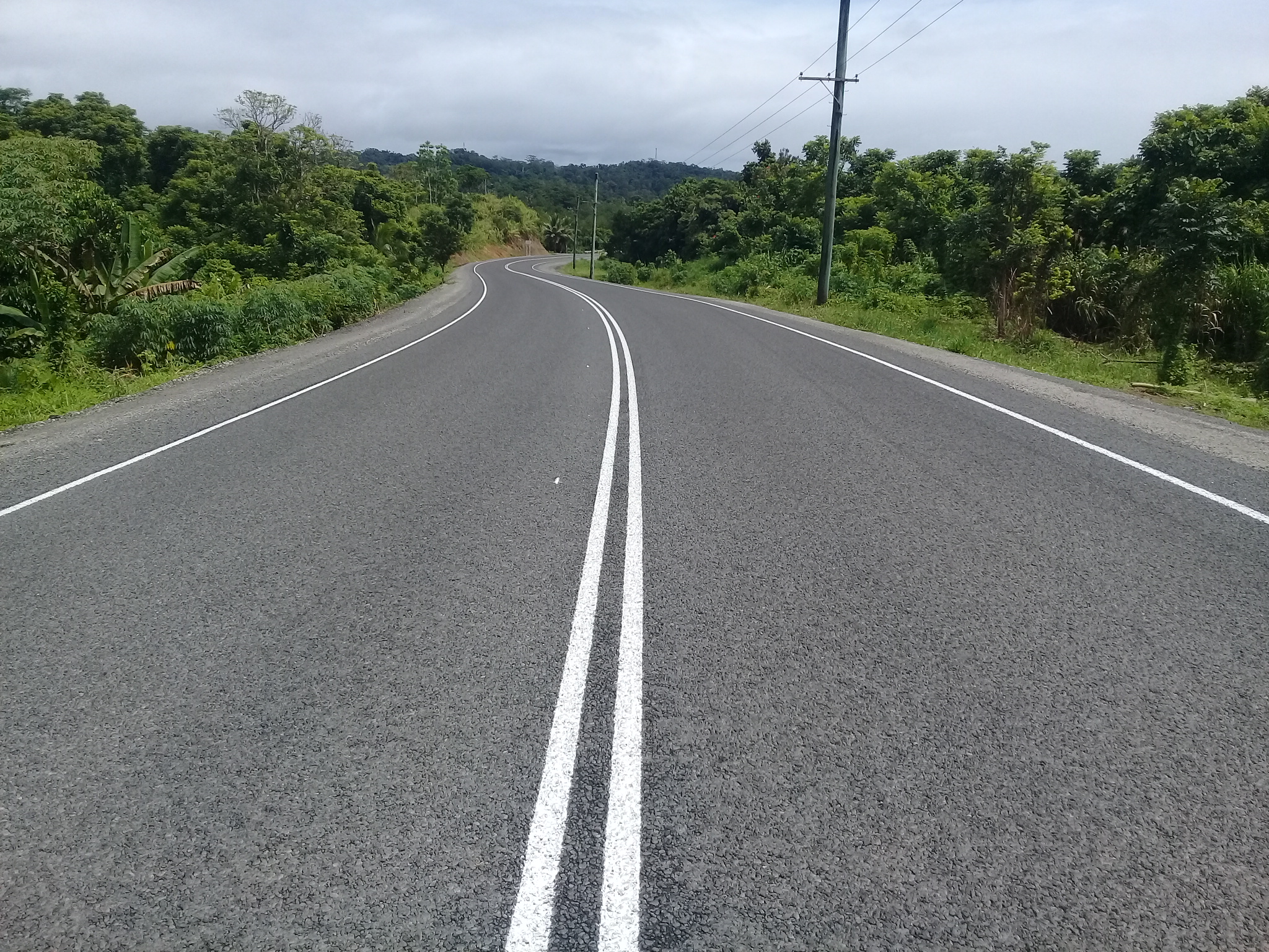 Completed rehabilitation works on the Naiborebore Section on Kings Road