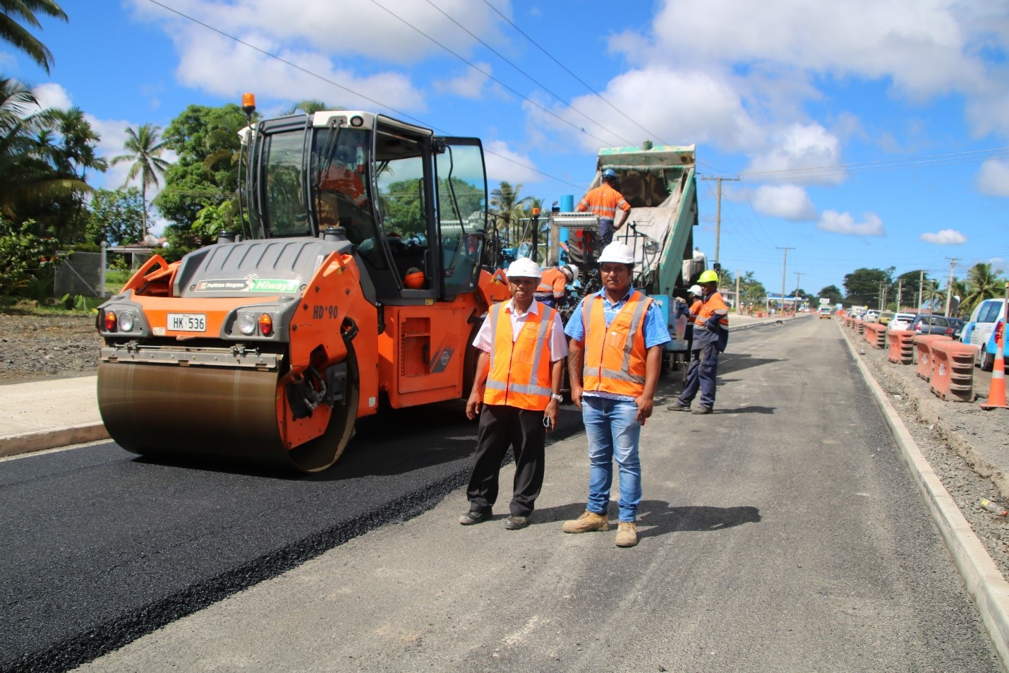 FOUR LANE PROJECT FROM REWA BRIDGE TO 9 MILES NEARS COMPLETION - Fiji Roads Authority