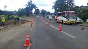 Road reinstatement works to begin by the FRA along Ratu Mara Road following the Nabua Sewer Trunk Repair (Supplied by FRA)