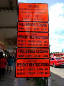 Image 1-Labasa Bridge Closure Times