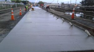 Image 2 - Labasa bridge after pouring concrete