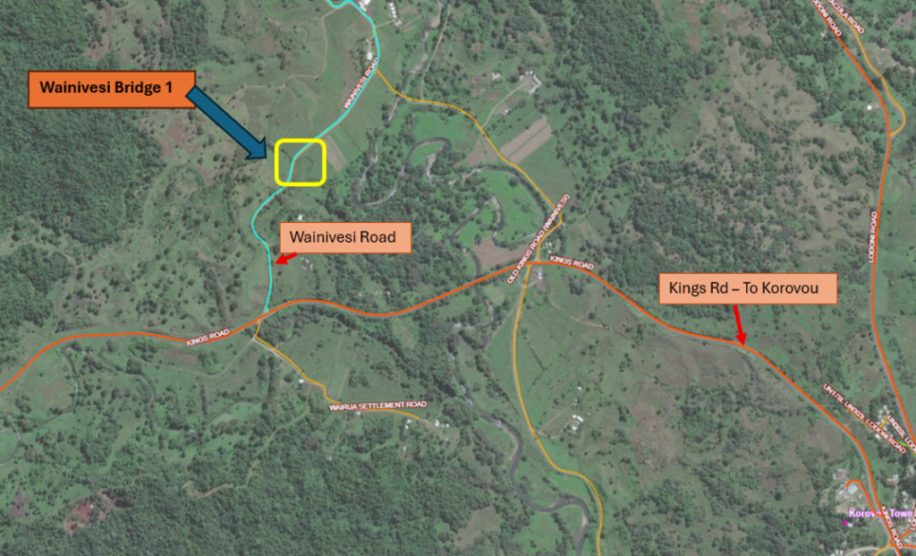 PUBLIC ADVISORY: EMERGENCY CLOSURE – WAINIVESI BRIDGE, WAINIVESI ROAD (OFF KINGS ROAD)