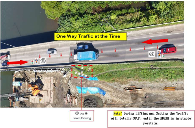 PUBLIC ADVISORY: PARTIAL ROAD CLOSURE OF TAMAVUA-I-WAI BRIDGE