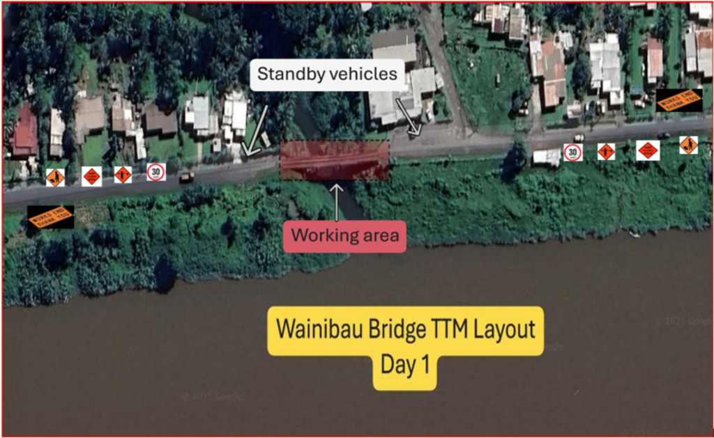 TEMPORARY CLOSURE OF WAINIBAU BRIDGE ALONG BAULEVU ROAD