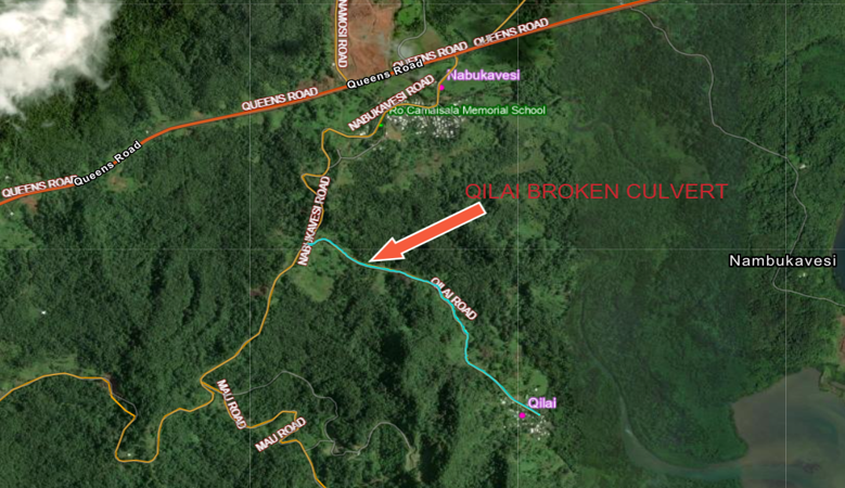 PUBLIC ADVISORY: TEMPORARY CLOSURE OF QILAI ROAD, NAMOSI